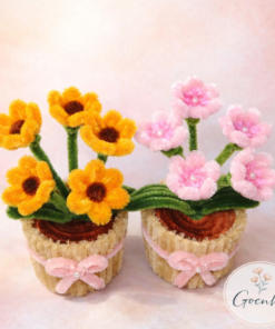 Combo Hoa Len Mini “Nắng & Hồng Ngọt”